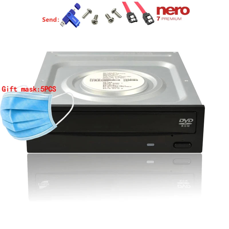 Universal For Asus DVD-ROM Desktop Drive SATA Serial Port DVD CD-ROM CD-R DVD±RDL Reader for PC Desktop