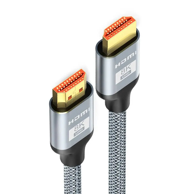 0.5-1.5M HDTV 8K Cable 60HZ 2.1V 4K 144HZ 3D TV High Speed for Computer Monitor Projector PS Game Console Audio And Video