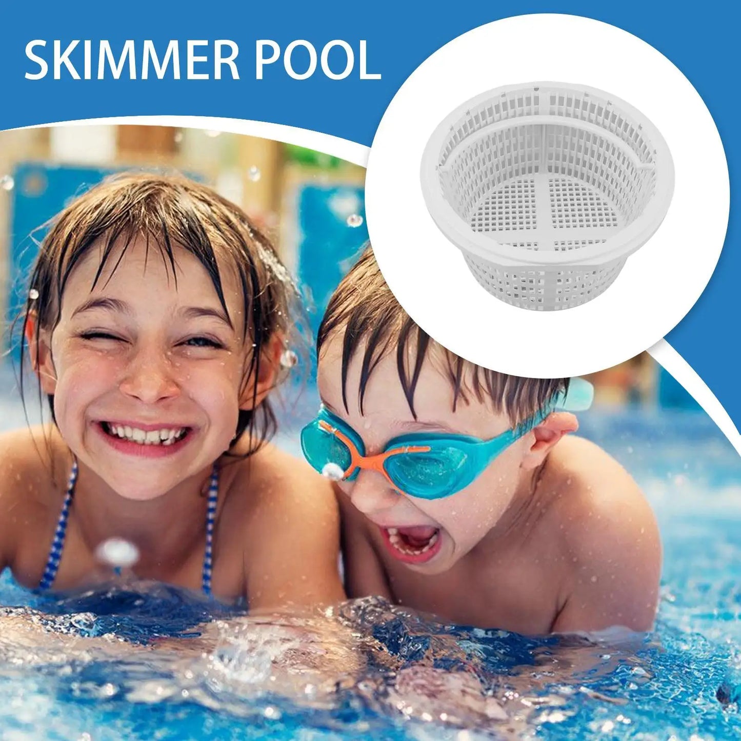 Pool Skimmer Basket Replacement Filter Pool Maintenance Sturdy Pool Filter Basket Debris Catcher Pool Skimmer Net Pond Collector