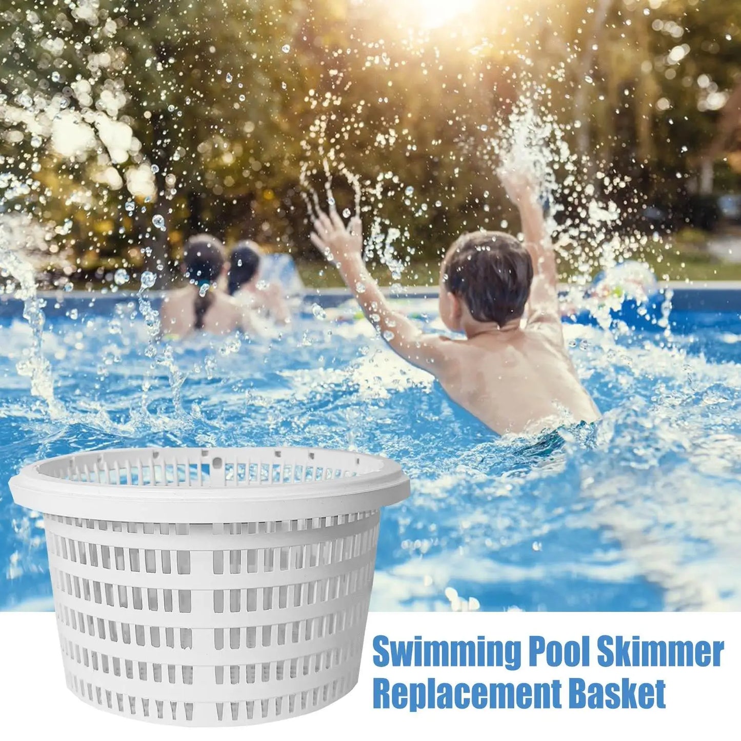 Pool Strainer Basket Filter Swimming Pool Leaf Skimmer Basket Portable Prevent pipeline blockage Filter garbage Pool Skimmer
