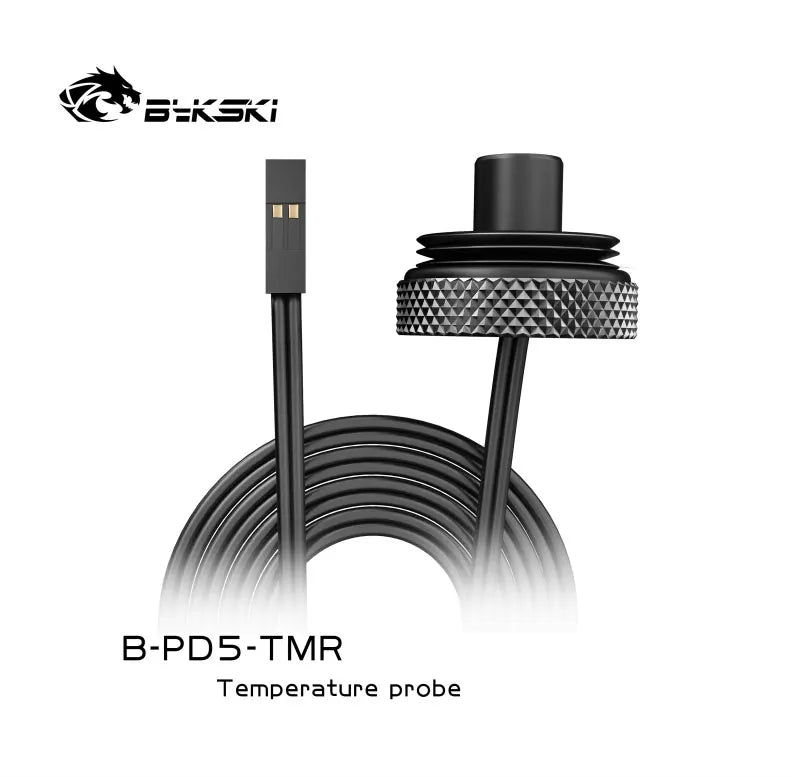 BYKSKI G1/4 Temperature Measurement Plug Sealing Lock Water Cooling PC Application Accessories Metal Fitting B-PD5-TMR