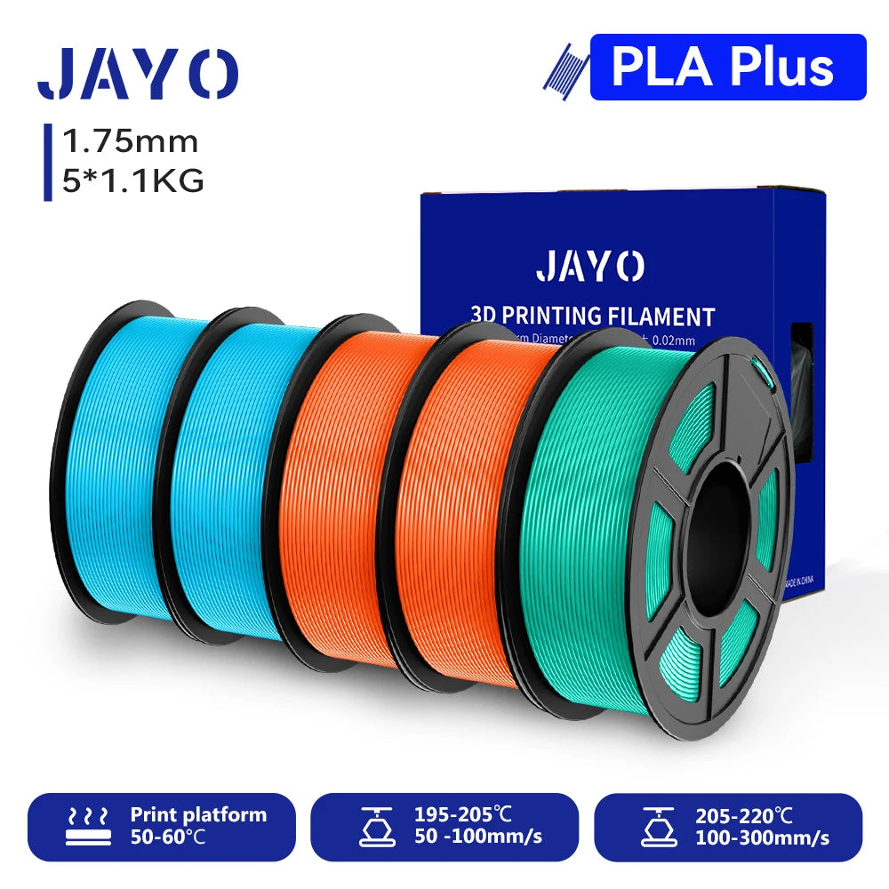 JAYO 3D PETG/PLA/PLA PLUS Printer Filament  Macaron Series & No bubbles non-toxic 3D Printing Materials for 3D Printer&3D Pen