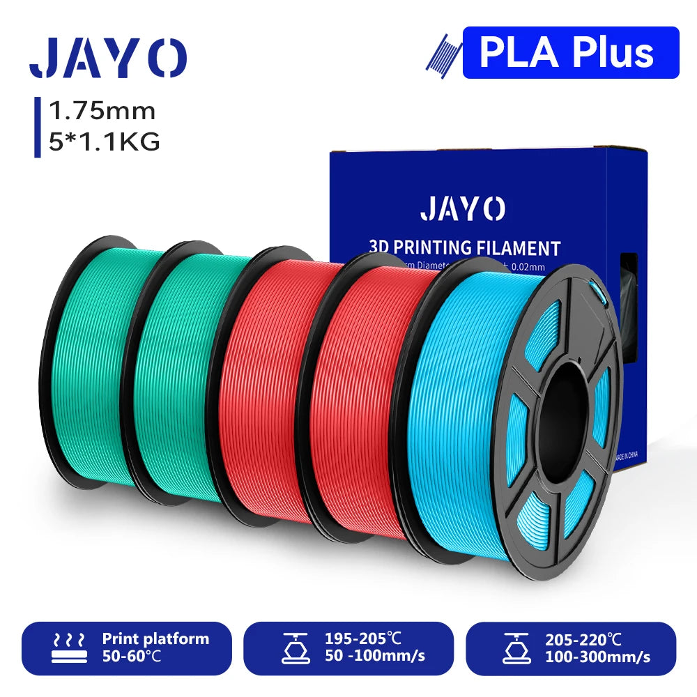 JAYO 3D PETG/PLA/PLA PLUS Printer Filament  Macaron Series & No bubbles non-toxic 3D Printing Materials for 3D Printer&3D Pen
