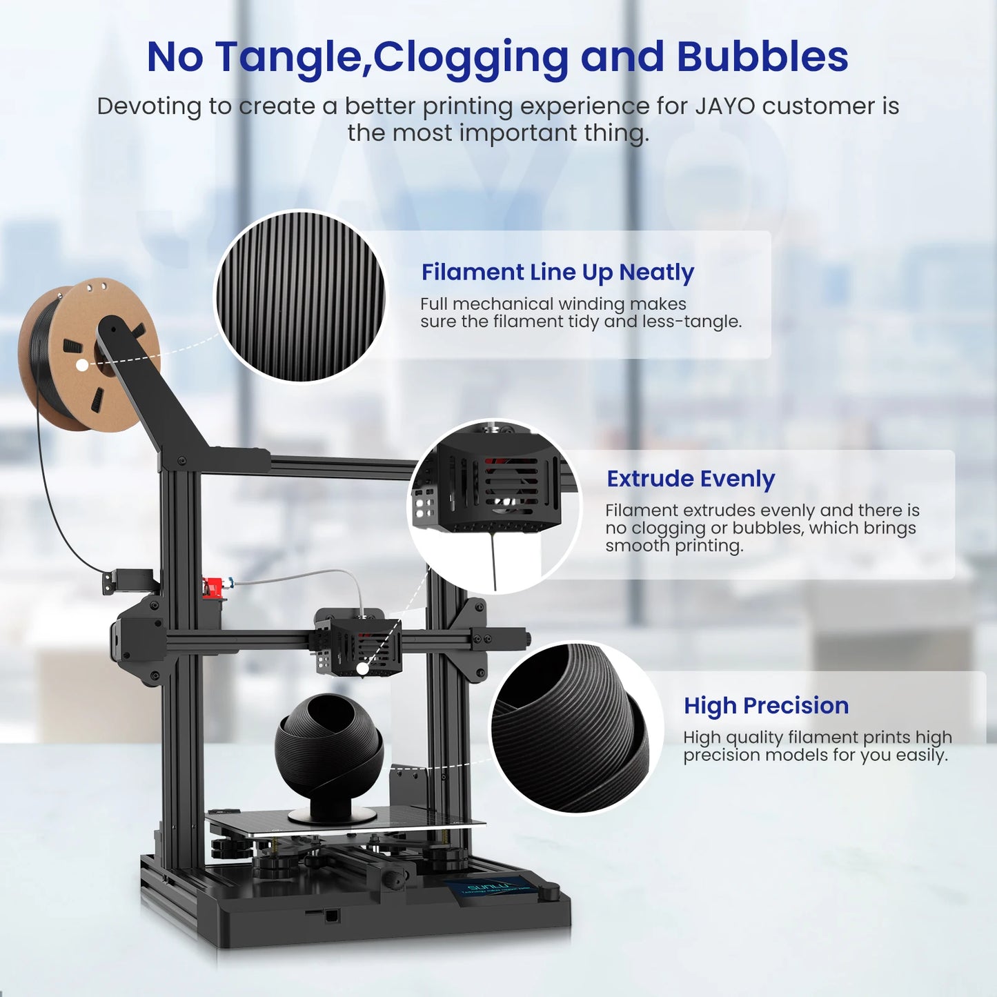 JAYO 3D PETG/PLA/PLA PLUS Printer Filament  Macaron Series & No bubbles non-toxic 3D Printing Materials for 3D Printer&3D Pen