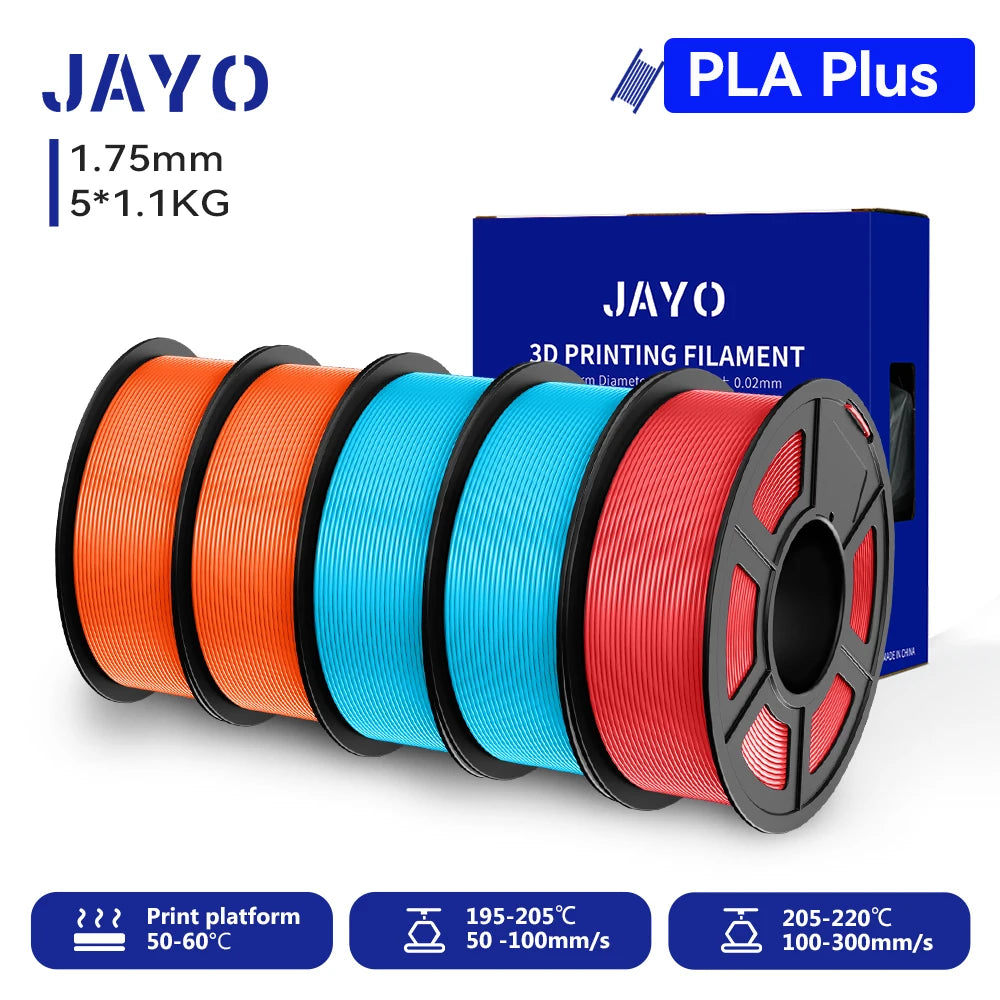 JAYO 3D PETG/PLA/PLA PLUS Printer Filament  Macaron Series & No bubbles non-toxic 3D Printing Materials for 3D Printer&3D Pen