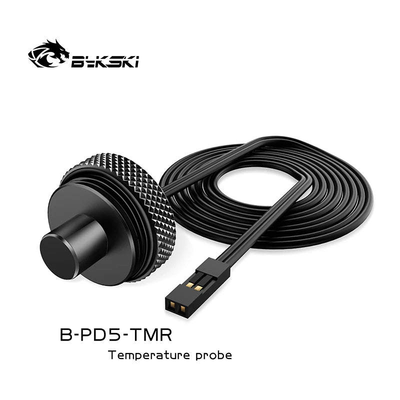 BYKSKI G1/4 Temperature Measurement Plug Sealing Lock Water Cooling PC Application Accessories Metal Fitting B-PD5-TMR