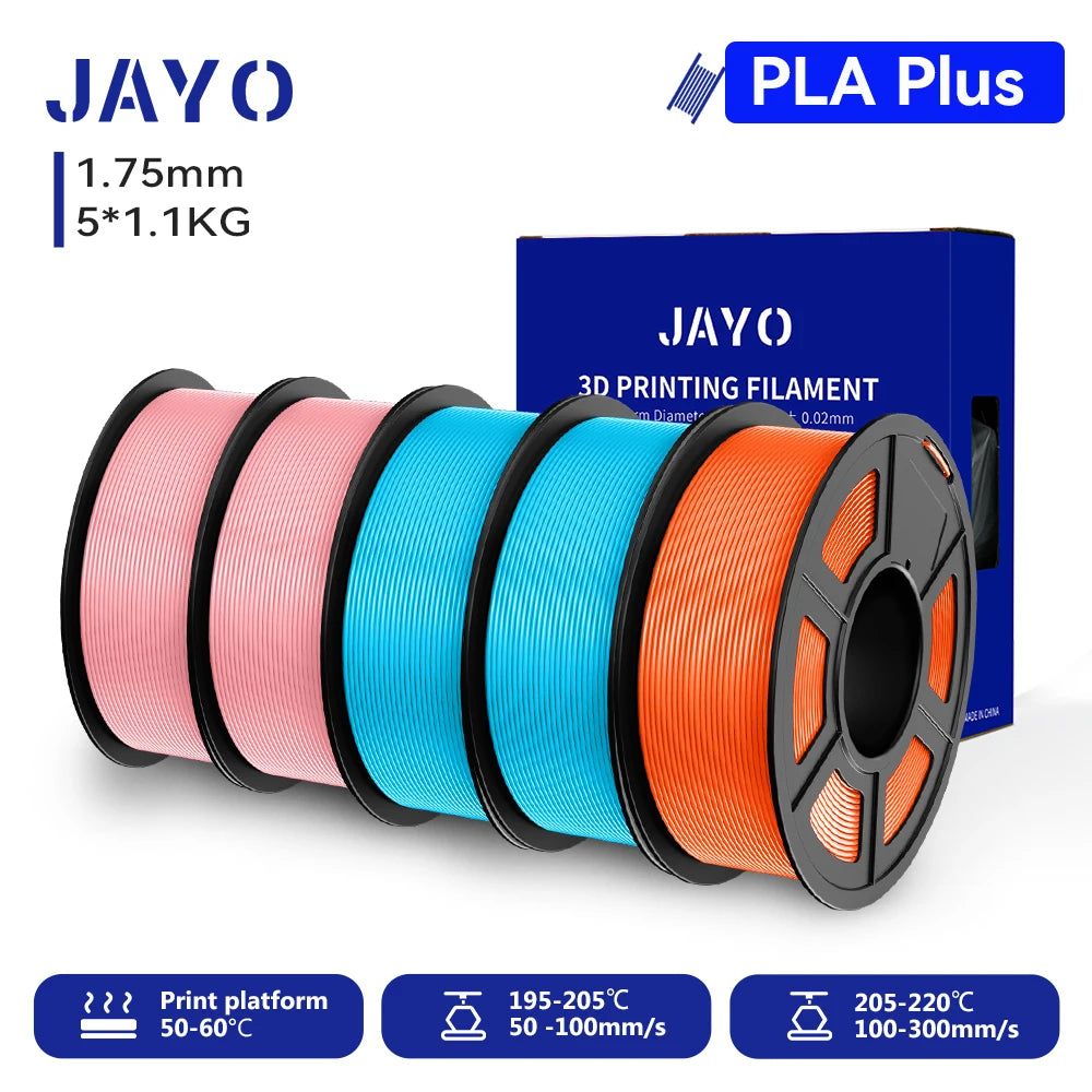 JAYO 3D PETG/PLA/PLA PLUS Printer Filament  Macaron Series & No bubbles non-toxic 3D Printing Materials for 3D Printer&3D Pen