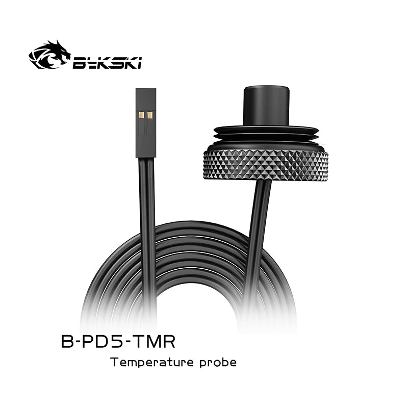 BYKSKI G1/4 Temperature Measurement Plug Sealing Lock Water Cooling PC Application Accessories Metal Fitting B-PD5-TMR