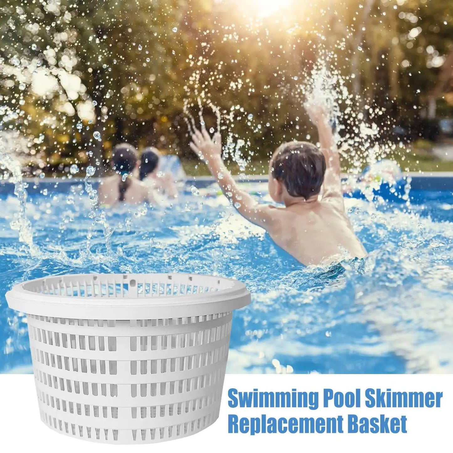 Pool Strainer Basket Filter Swimming Pool Leaf Skimmer Basket Pool Pond Debris Catcher Pool Skimmer Net Replacement