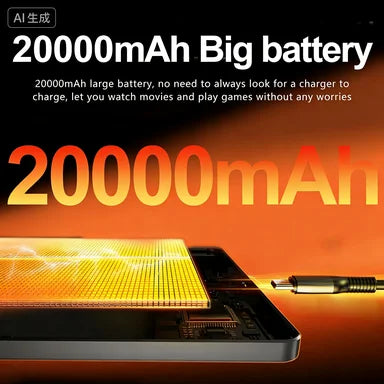 Pad 17 Pro Max Tablet Android 16 22GB 2TB ROM 10.1 inch Snapdragon8gen3 10Core Tablette PC Face Recognition 20000mAh 5G Dual SIM